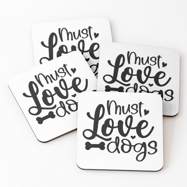 Item preview, Must Love Dogs - Funny Dog Quotes Retro Vintage Aesthetic Best Puppy Mother Fur Mom Pet Animal Family Gift designed and sold by FuzionRaptor.