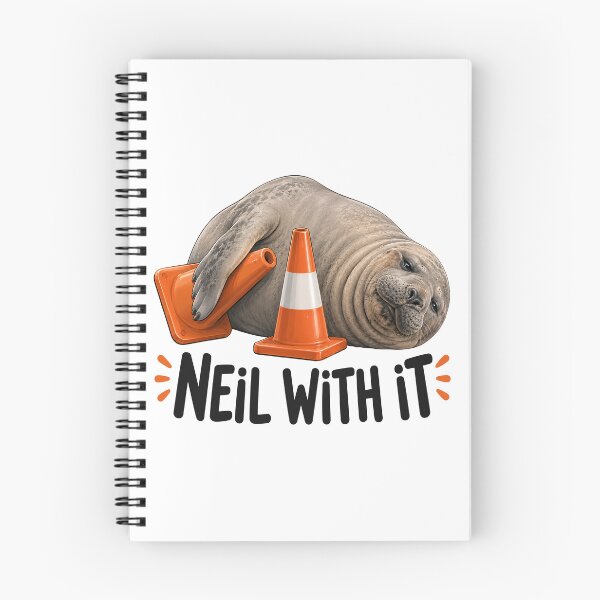 Item preview, Neil The Seal Funny Elephant Seal designed and sold by Eh Plus Designs.