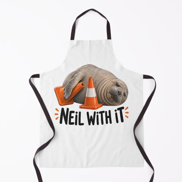Item preview, Neil The Seal Funny Elephant Seal designed and sold by Eh Plus Designs.