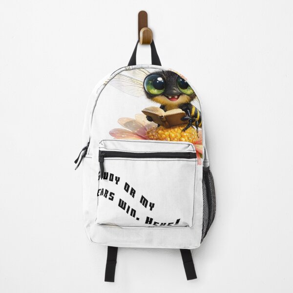 Item preview, Study Or My Fears Win Hehe Cute Cartoon Bee designed and sold by canvahub.