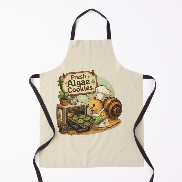 Item preview, Fresh Algae Cookies Funny Aquarium Snail designed and sold by SimplePoDesign.