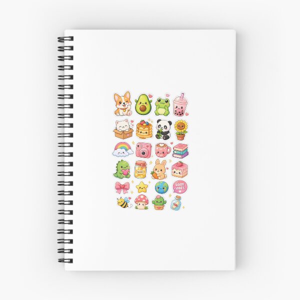 Item preview, Cute Kawaii Animal Sticker Set designed and sold by nyxium-art.
