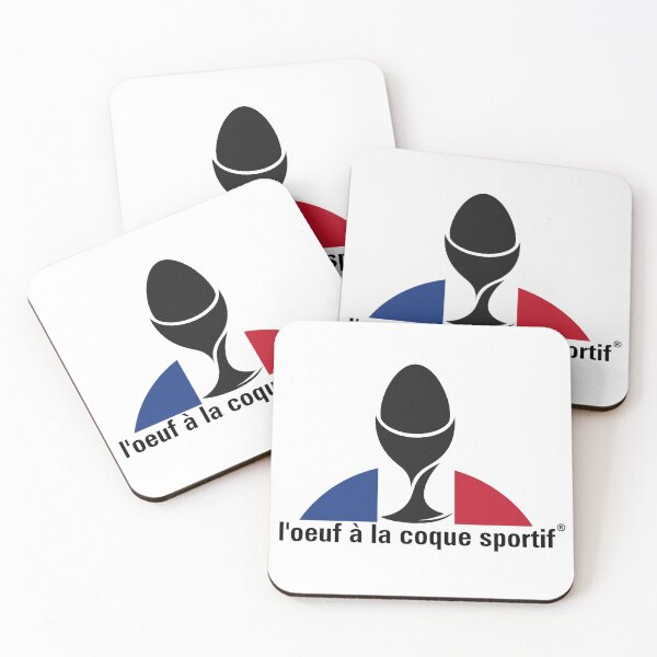 Item preview, The Sporty Soft-Boiled Egg - French Humor Logo Parody designed and sold by Eric Sintès.
