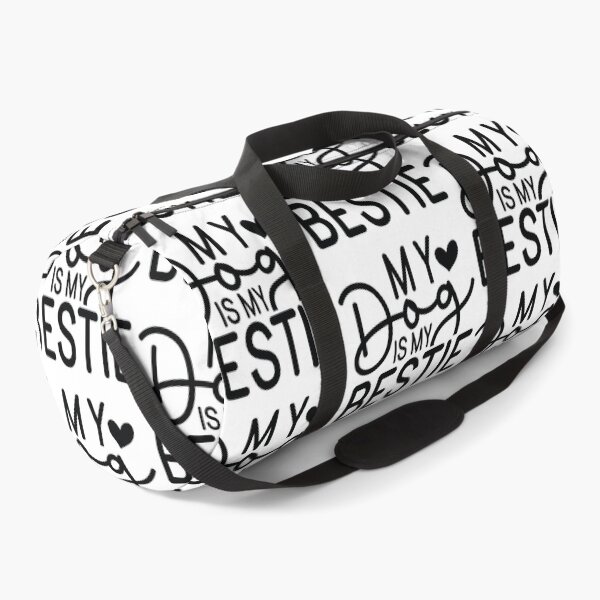 Item preview, My Dog Is My Bestie - Funny Dog Quotes Retro Vintage Aesthetic Best Puppy Mother Fur Mom Animal Gift designed and sold by FuzionRaptor.