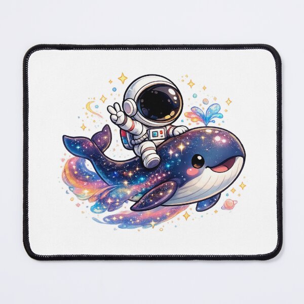 Item preview, Cute Astronaut Riding a Cosmic Whale | Kawaii Space Adventure | Galaxy Whale Art | Whimsical Universe Illustration | Astronomy Lover Gift | Magical Space Sticker designed and sold by MrDev.