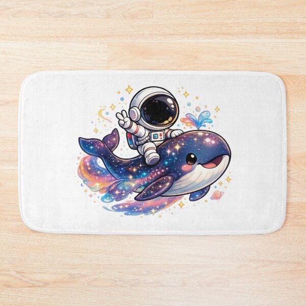 Item preview, Cute Astronaut Riding a Cosmic Whale | Kawaii Space Adventure | Galaxy Whale Art | Whimsical Universe Illustration | Astronomy Lover Gift | Magical Space Sticker designed and sold by MrDev.
