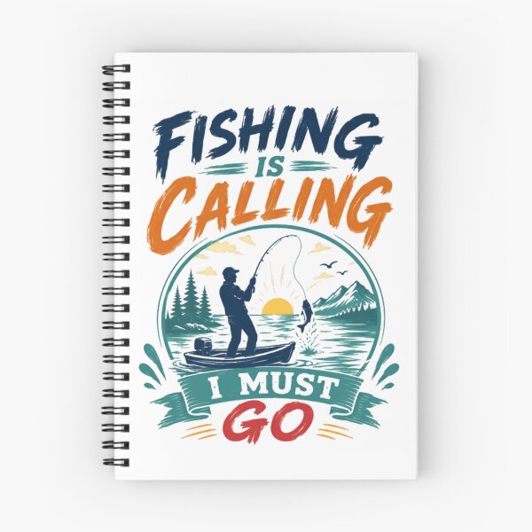 Item preview, Fishing Is Calling I Must Go Fisherman Angler Enthusiast Hobby designed and sold by SkeletonsDanger.
