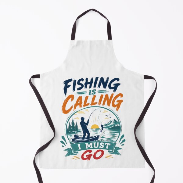 Item preview, Fishing Is Calling I Must Go Fisherman Angler Enthusiast Hobby designed and sold by SkeletonsDanger.
