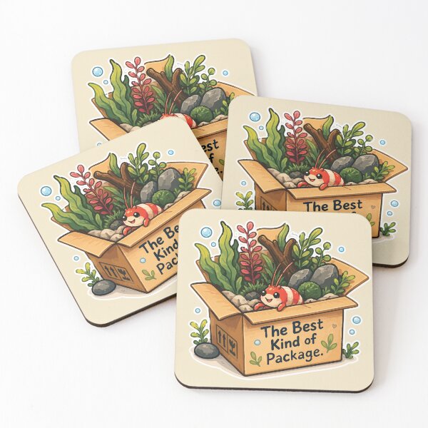Item preview, The Best Kind of Package Funny Shrimp Aquarium designed and sold by SimplePoDesign.