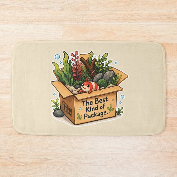 Item preview, The Best Kind of Package Funny Shrimp Aquarium designed and sold by SimplePoDesign.
