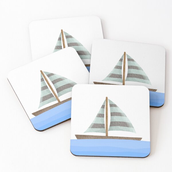 Item preview, Sailboat on the Water – Peaceful Nature Boating Design designed and sold by EclairArtShop.