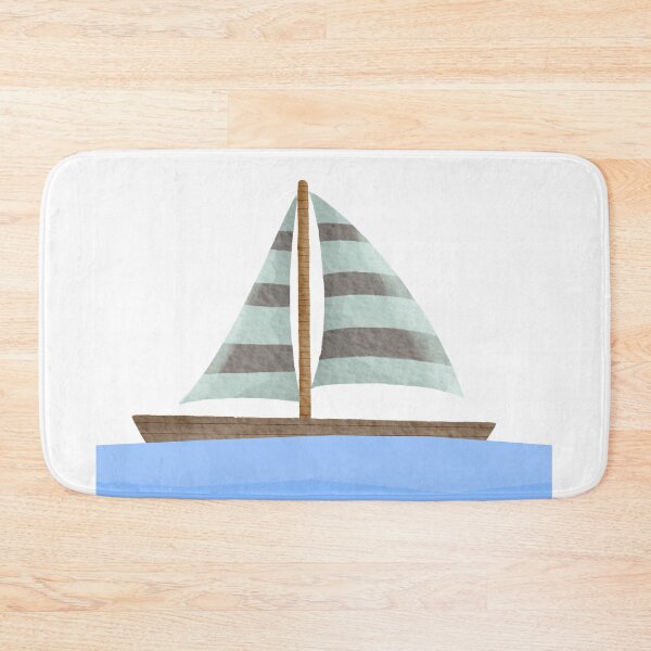 Item preview, Sailboat on the Water – Peaceful Nature Boating Design designed and sold by EclairArtShop.