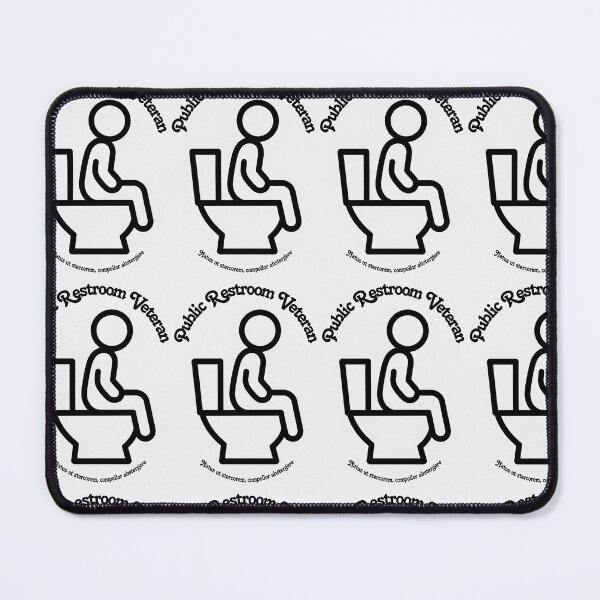 Item preview, Public Restroom Veteran designed and sold by PunParty.