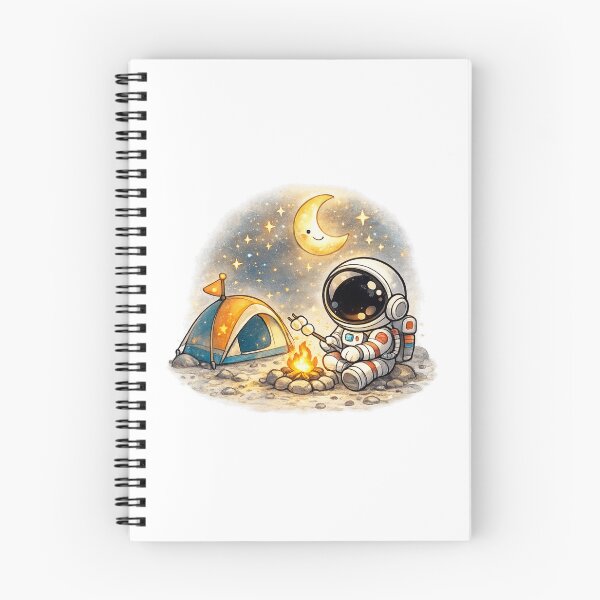 Item preview, Cute Astronaut Camping on the Moon | Kawaii Space Campfire | Cozy Cosmic Adventure | Adorable Galaxy Explorer | Astronomy Lover Gift | Whimsical Space Sticker designed and sold by MrDev.