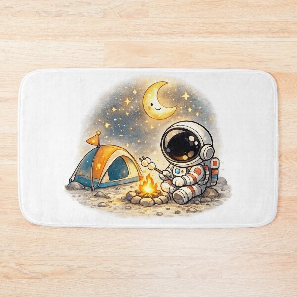 Item preview, Cute Astronaut Camping on the Moon | Kawaii Space Campfire | Cozy Cosmic Adventure | Adorable Galaxy Explorer | Astronomy Lover Gift | Whimsical Space Sticker designed and sold by MrDev.