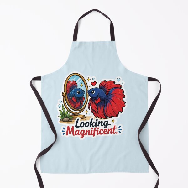 Item preview, Looking Magnificent Funny Betta Fish designed and sold by SimplePoDesign.