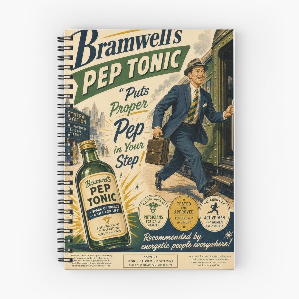 Item preview, Bramwell’s Pep Tonic Retro Poster designed and sold by AndyGordon125.