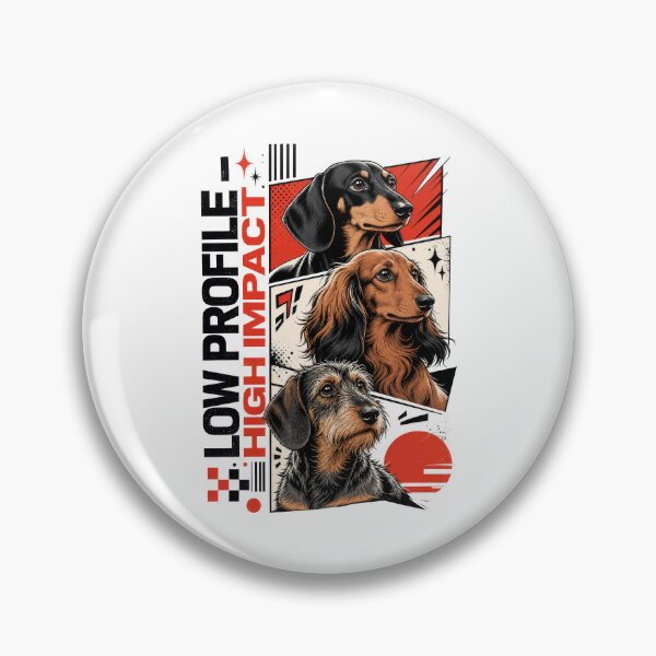 Item preview, Dachshund Dog Pop Art Low Profile High Impact designed and sold by AntiqueImages.