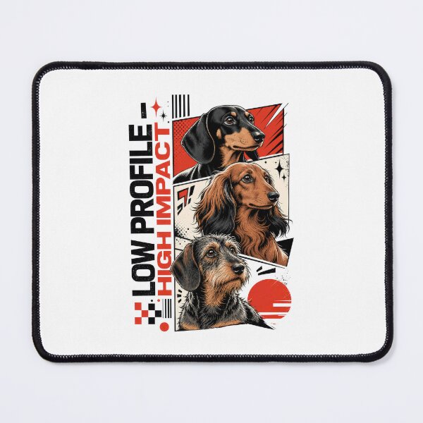 Item preview, Dachshund Dog Pop Art Low Profile High Impact designed and sold by AntiqueImages.