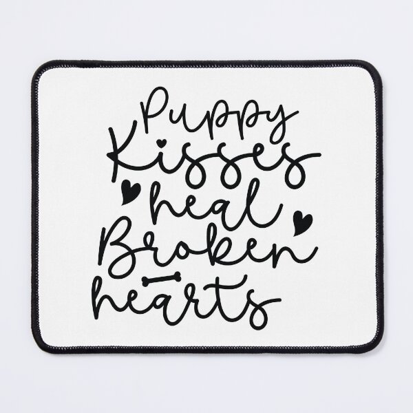 Item preview, Puppy Kisses Heal Broken Hearts - Funny Dog Quotes Retro Vintage Aesthetic Best Mother Fur Mom Animal Gift designed and sold by FuzionRaptor.