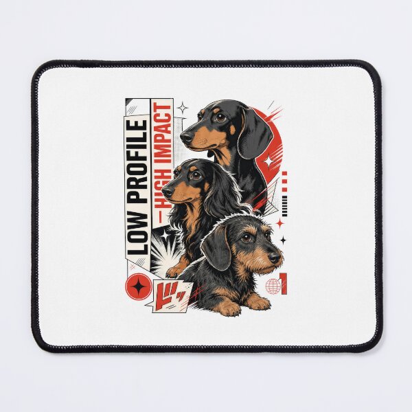 Item preview, Dachshund Doxies Low Profile High Impact designed and sold by AntiqueImages.