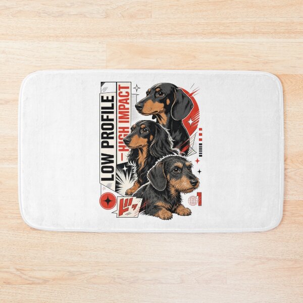 Item preview, Dachshund Doxies Low Profile High Impact designed and sold by AntiqueImages.