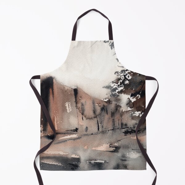 Item preview, Cityscape watercolor painting designed and sold by CanotStop.