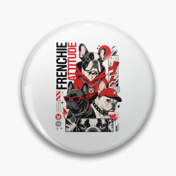Item preview, Frenchie Attitude Urban Streetwear Dog Owners designed and sold by AntiqueImages.