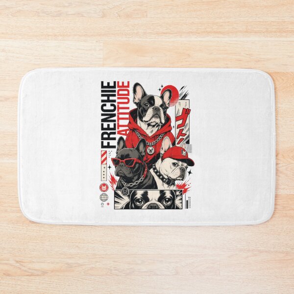 Item preview, Frenchie Attitude Urban Streetwear Dog Owners designed and sold by AntiqueImages.