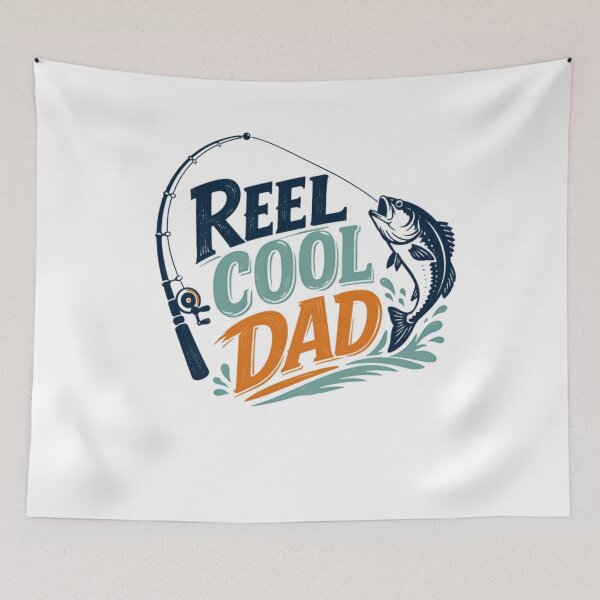 Item preview, Reel Cool Dad Fishing Father Angler designed and sold by SkeletonsDanger.