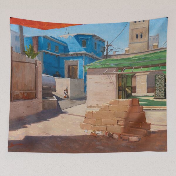 Aperçu de l'œuvre Counter-Strike 2, Mirage - Site B | Peinture à l'huile créée et vendue par shreyasfineart.