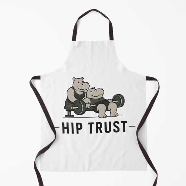 Item preview, Hip Trust Funny Gym Hippo Pun designed and sold by NicramR.