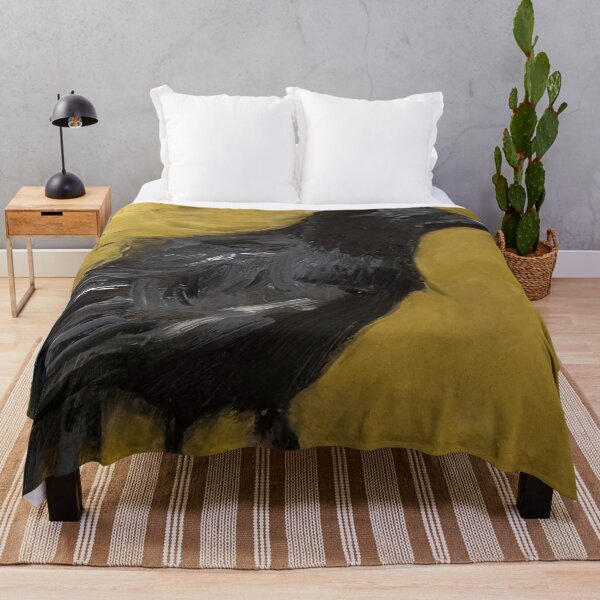 Item preview, Striking Raven in Black and Gold Original Art designed and sold by BuckaBaby.