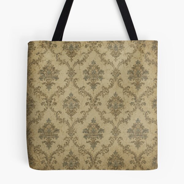 Item preview, Vintage Beige Damask Pattern | Elegant Antique Wallpaper Design designed and sold by LinaDesign Store.