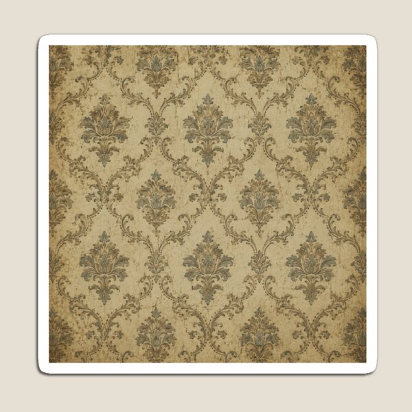 Item preview, Vintage Beige Damask Pattern | Elegant Antique Wallpaper Design designed and sold by LinaDesign Store.
