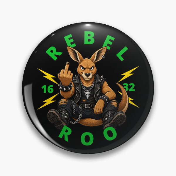 Item preview, Rebel Kangaroo Middle Finger designed and sold by pUNKnown.