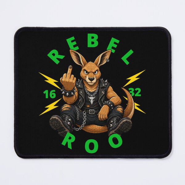 Item preview, Rebel Kangaroo Middle Finger designed and sold by pUNKnown.