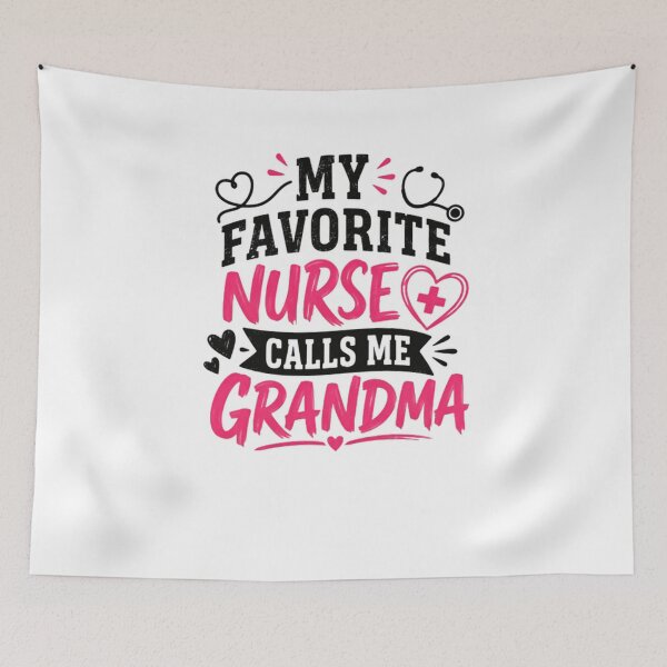 Item preview, My Favorite Nurse Calls Me Grandma Nursing Grandparent Medical Healthcare designed and sold by SkeletonsDanger.