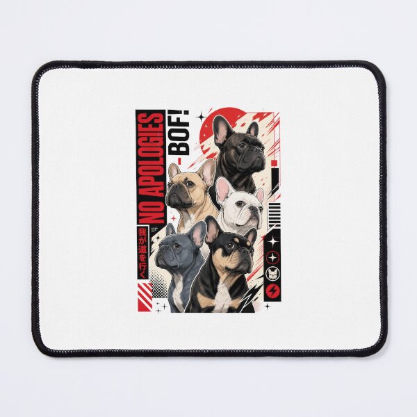 Item preview, No Apologies French Bulldog Urban Streetwear Dog designed and sold by AntiqueImages.