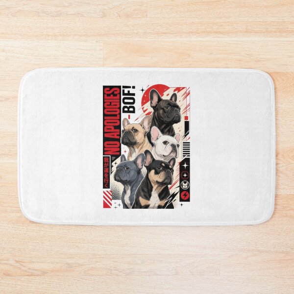 Item preview, No Apologies French Bulldog Urban Streetwear Dog designed and sold by AntiqueImages.