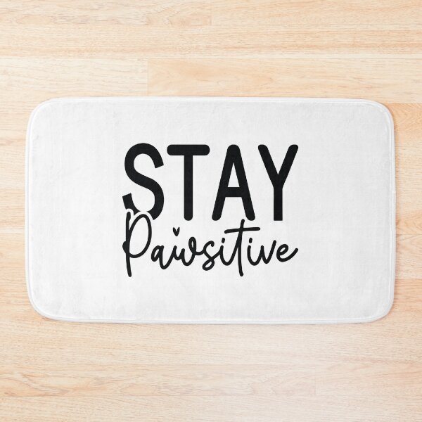 Item preview, Stay Pawsitive - Cute Retro Puppy Pet Gift Dog Quotes Cool Mother Matching Family Owner Girl Mom Apparel Art designed and sold by FuzionRaptor.