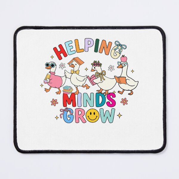 Item preview, Helping Minds Grow Teacher Back to School Goose designed and sold by KroghDs.