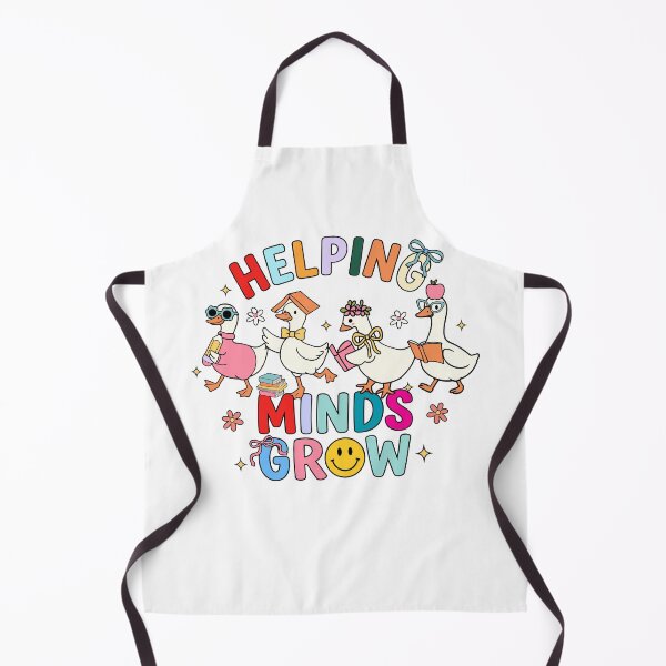 Item preview, Helping Minds Grow Teacher Back to School Goose designed and sold by KroghDs.