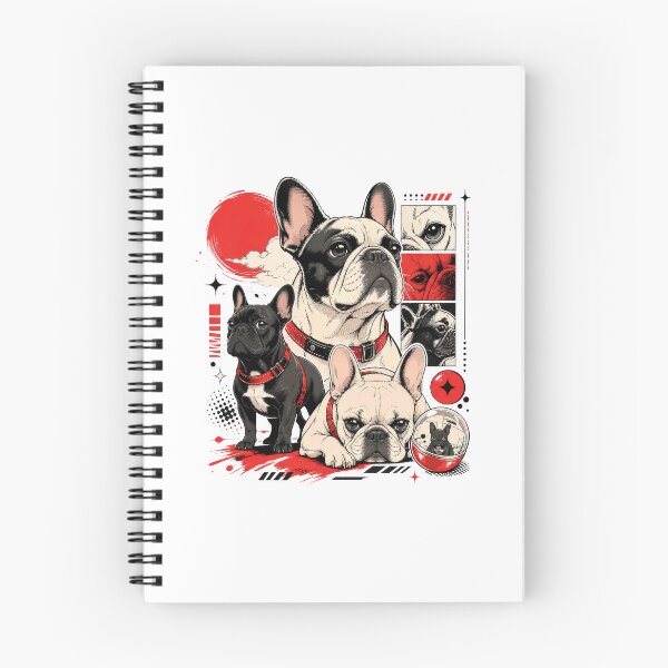 Item preview, Harajuku French Bulldog Urban Kawaii Dog Art designed and sold by AntiqueImages.
