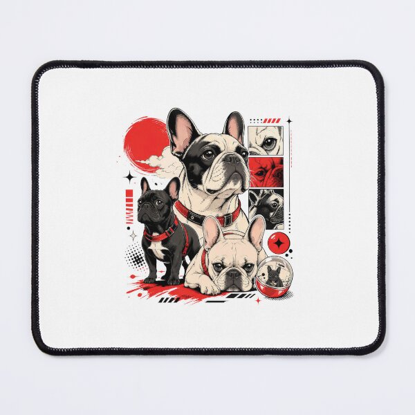 Item preview, Harajuku French Bulldog Urban Kawaii Dog Art designed and sold by AntiqueImages.