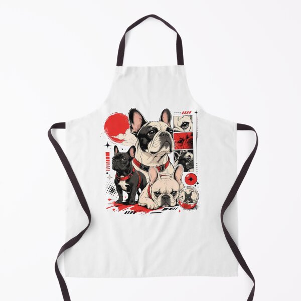 Item preview, Harajuku French Bulldog Urban Kawaii Dog Art designed and sold by AntiqueImages.