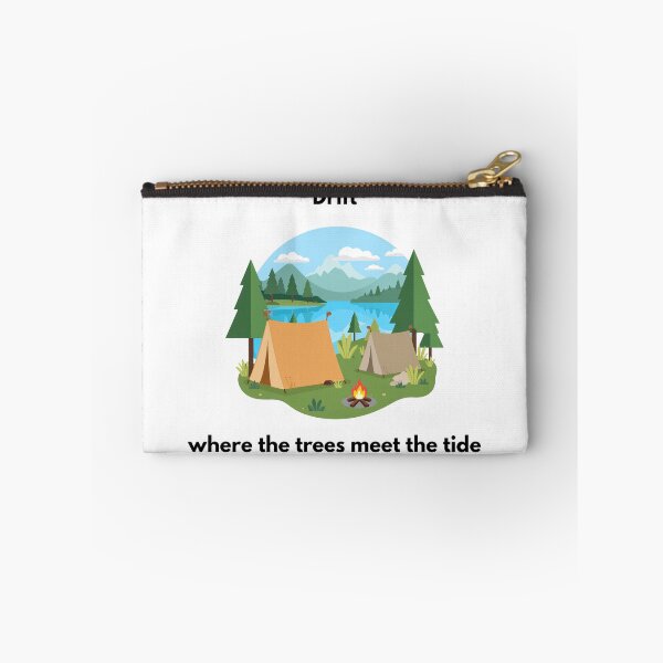 Item preview, Drift Where the Trees Meet the Tide – Forest and Water Nature Design designed and sold by EclairArtShop.