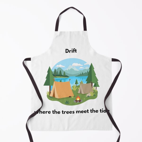 Item preview, Drift Where the Trees Meet the Tide – Forest and Water Nature Design designed and sold by EclairArtShop.