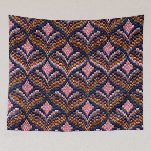 Item preview, Boho Woven Geometric Pattern | Vintage Textile Inspired Abstract Design designed and sold by StudiobyTara.