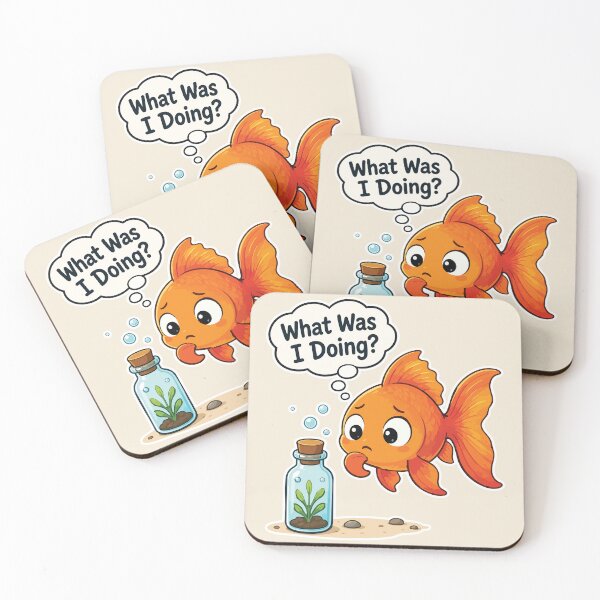 Item preview, What Was I Doing Funny Goldfish designed and sold by SimplePoDesign.